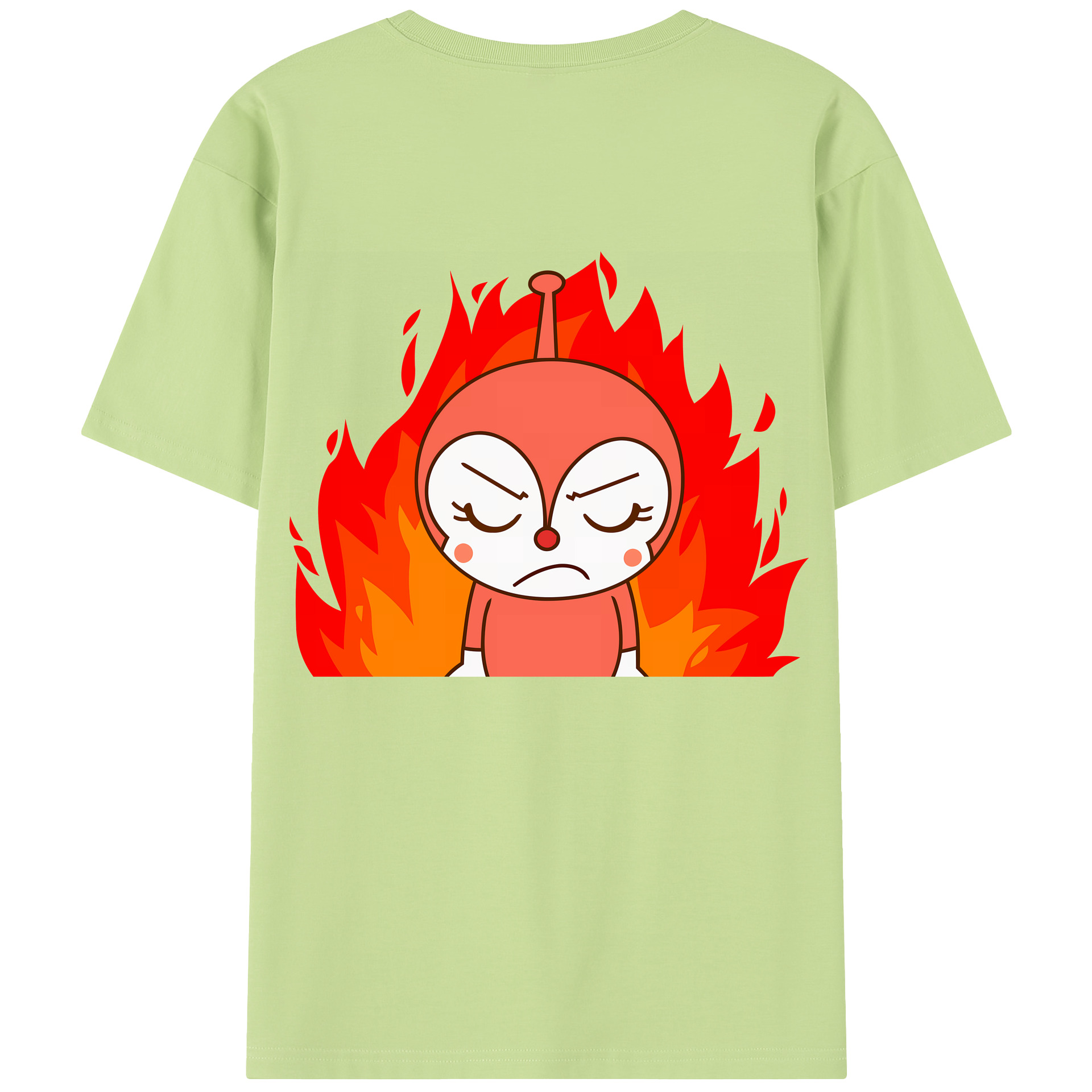 （画像用） アンパンマン Anpanman 綿100％半袖Tシャツ（背面プリント）